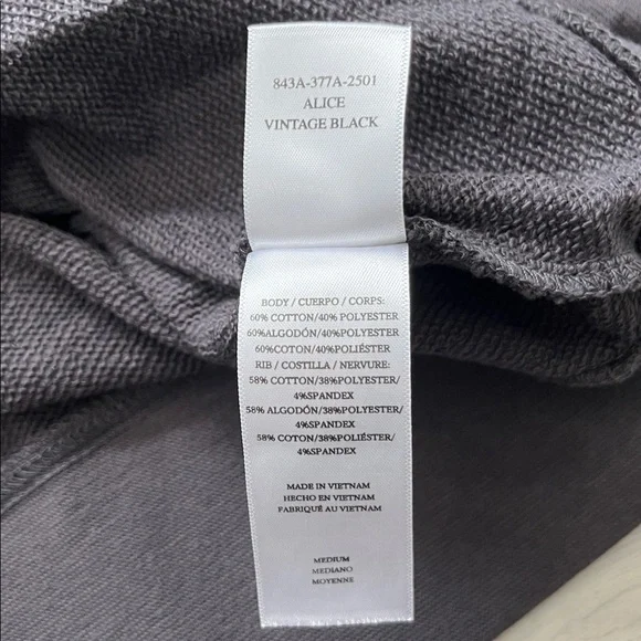 Rails Alice Eyelet Sweatshirt Soft Girl Coquette Cozy Pullover Women M Crew Neck - Picture 11 of 14